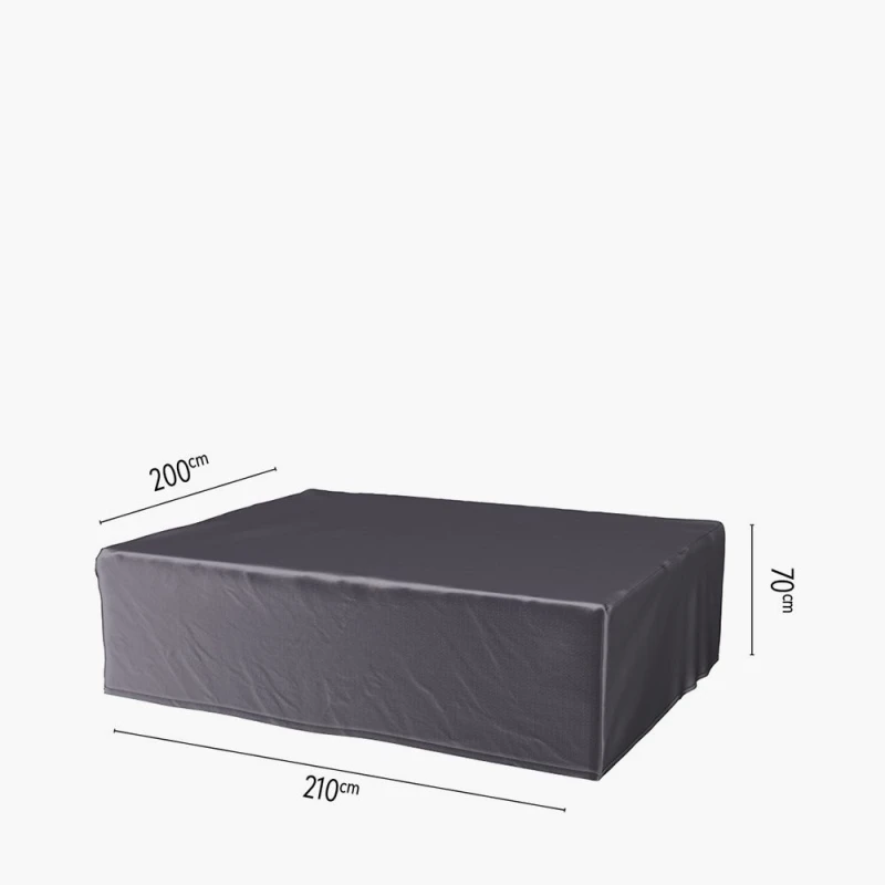 Image of Ruma AeroCover Outdoor Lounge Set Waterproof Breathable Cover W210xD200xH70cm in Dark Grey Size: 1 Pack Dark Grey Unisex 1 Pack