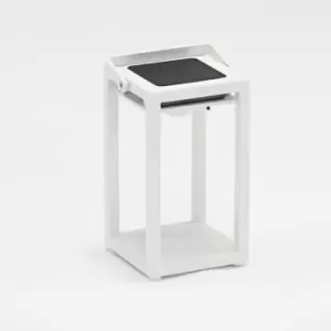 Image of LUXOR Small Table Outdoor/Indoor Solar Lantern - White