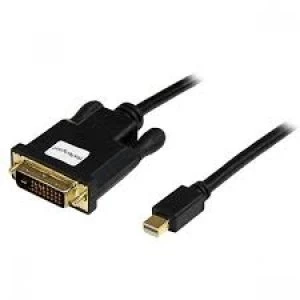 Image of Startech Mini DisplayPort Male to DVI-D Female Converter Cable, 0.9 Metres