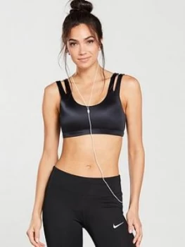 Image of Nike Training Light Support Indy Shine Bra Black Size S Women