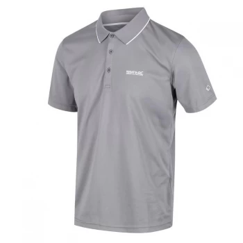 Image of Regatta Maverick V Quick Drying Polo Shirt - Rock Grey