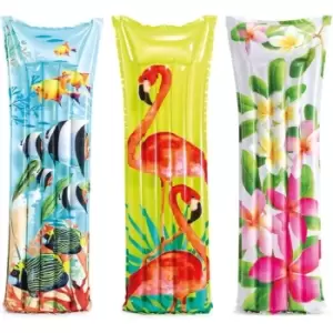 Image of 72" Wet Set Inflatable Fashion Mat (Fish, Flamingo or Flowers)