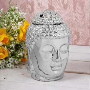 Image of Wax/oil Warmer Buddha Silver
