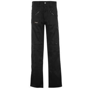 Image of Dunlop Safety Zipper Trousers Mens - Black