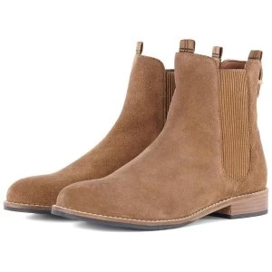 Image of Barbour Womens Badminton Boot Cognac Suede 7