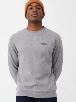 Image of Barbour International Essential Sweatshirt - Anthracite Marl