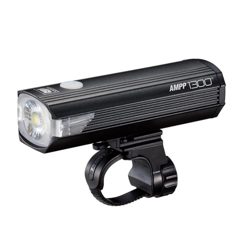 Image of Cateye AMPP 1300 Front Bike Light Black unisex No Size