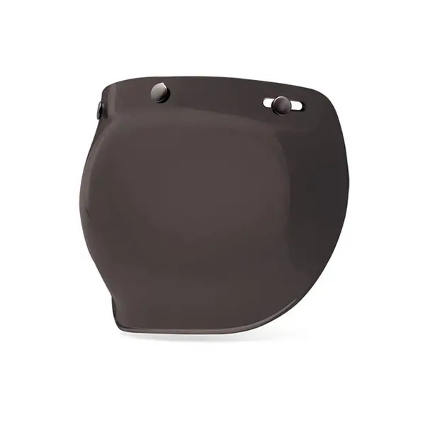 Image of Bell Custom 500 3-Snap Bubble Shield Dark Smoke Size