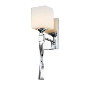 Image of Kichler Marette Wall Lamp with Shade Polished Chrome, IP44