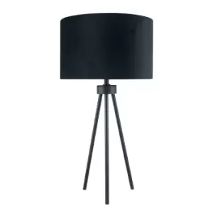 Image of Pacific Lifestyle Tripod Table Lamp, Black