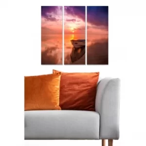 Image of MDF1845810 Multicolor Decorative MDF Painting (3 Pieces)