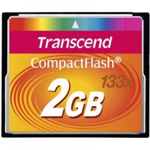 Image of Transcend Standard 133x CompactFlash card 2 GB