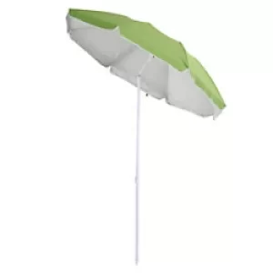 Image of Outsunny Beach Umbrella 84D-069GN Steel, Polyester Green