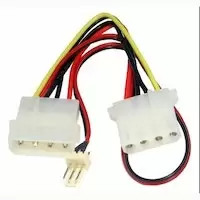 Image of OcUK Value Power Adapter 3 Pin Fan Power to 4 Pin Molex Adapter (RB-523)