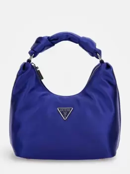 Image of Guess Velina Satin Mini Handbag
