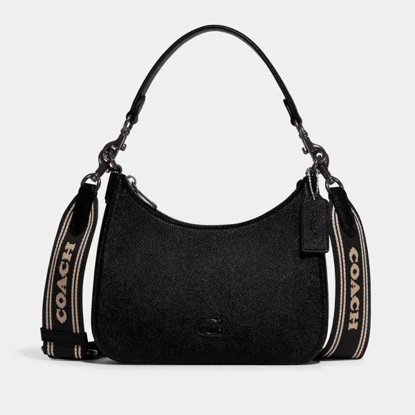 Image of Coach Hobo Leather Crossbody Bag