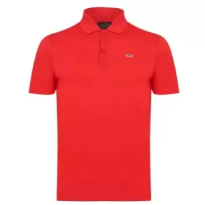 Image of Paul And Shark Logo Polo Shirt - Red