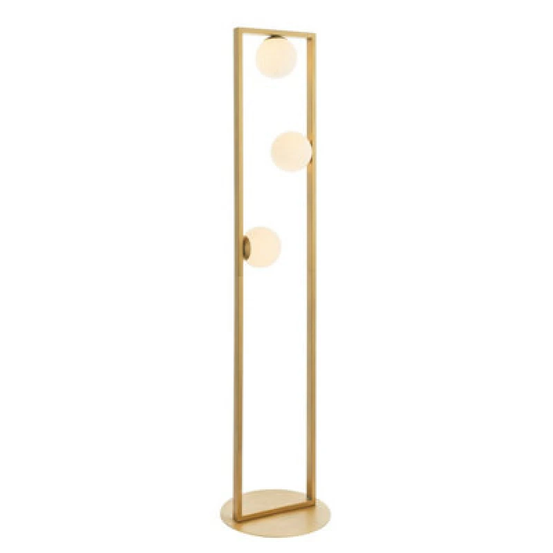 Image of EDITE Theo 3-Light Floor Light in Brushed Gold Gold-Coloured ONE SIZE