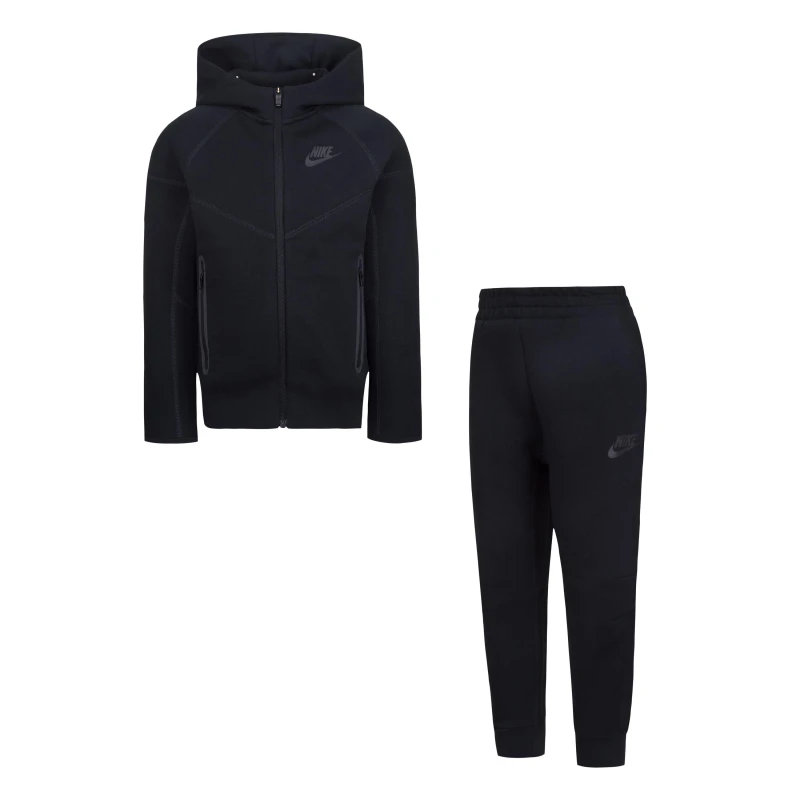 Image of Nike Tech Fleece Tracksuit Infants Black male 2-3 Yrs