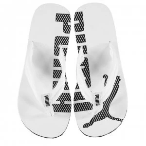 Image of Puma Epic V2 Flip Flops - WHITE/BLACK