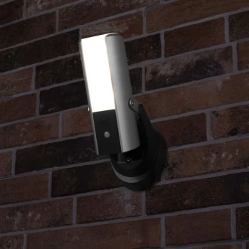 Image of Guardian Security Camera and Light 6.38x7x18.07cm Metallic Silver - Silver - Smartwares