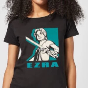Image of Star Wars Rebels Ezra Womens T-Shirt - Black - M