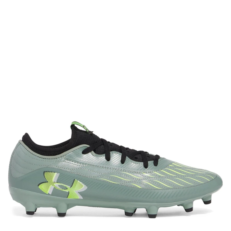 Image of Under Armour Mag Select Firm Ground Football Boots Green male 3.5 (36)