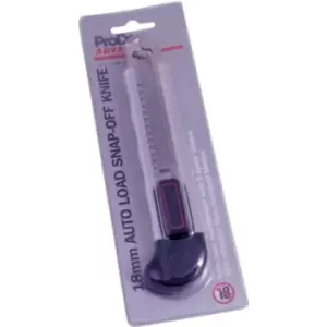 Image of ProDec Advance 18Mm Aluminium Auto Load Snap Off Knife- you get 6