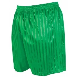 Image of Precision Striped Continental Football Shorts 38-40" Green