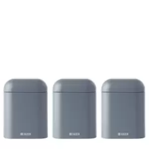 Image of Haden Perth Sleek Slate Canister Set of 3 Piece 193483 in Slate Grey