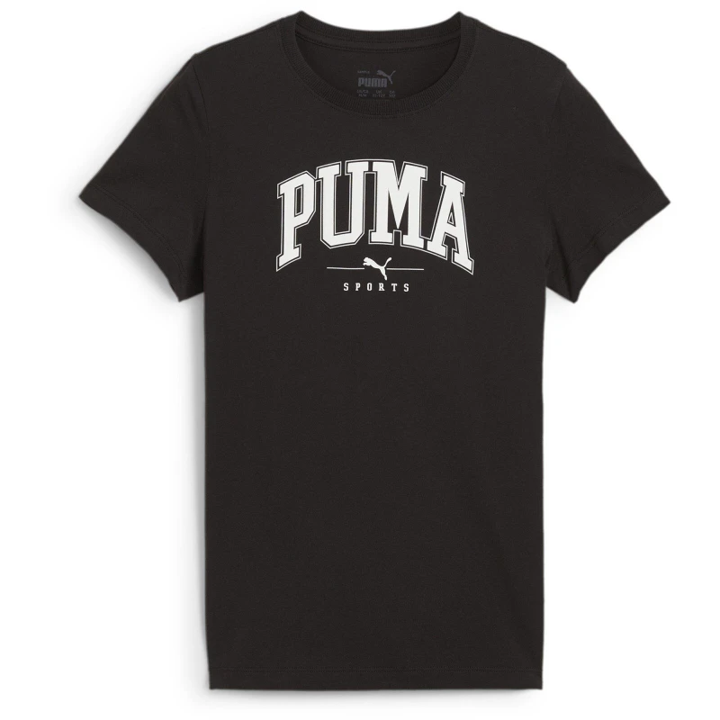 Image of Puma Squad Tee G T-Shirt Unisex Kids - Black 7 - 8 Years