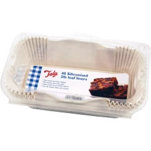 Image of Tala Siliconised Greaseproof Loaf Tin Liners (Set of 40) 2lb