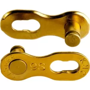 Image of KMC 9speed Ti-N Gold Reusable Missing Link 6.6mm (x2)