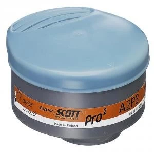 Image of Scott A2P3 Cartridges Grey Ref 5544081PR Pair Up to 3 Day Leadtime