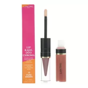Image of Lancome Lip Kajal Duo Chroma Lip Colour 2.7g - 10 Pure Brown