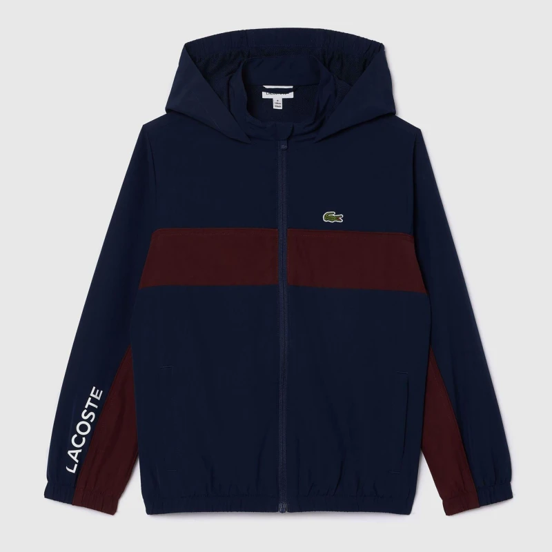 Image of Lacoste Hooded Jacket Navy male 8