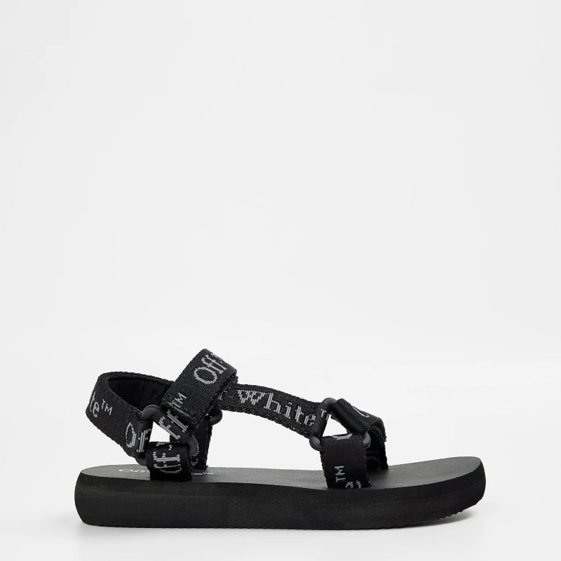 Image of Off White Kids Flat Sandals Black male 12 (30)