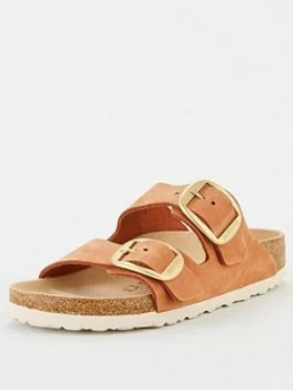 Image of Birkenstock Arizona Double Strap Big Buckle Flat Sandal - Brandy, Brandy, Size 5, Women