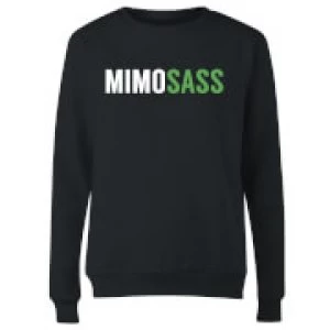 Image of Mimsass Womens Sweatshirt - Black - 5XL
