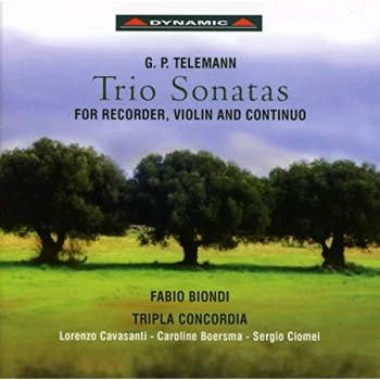 Image of Fabio Bondi - G.P. Telemann: Trio Sonatas CD