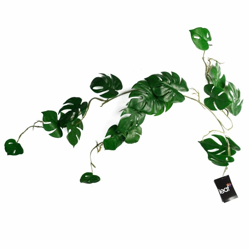 Image of Leaf 100cm Artificial Trailing Hanging Monstera Plant Realistic