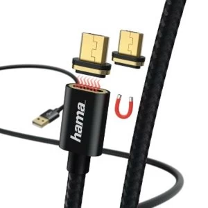 Image of Hama Magnetic 1m Micro USB Cable