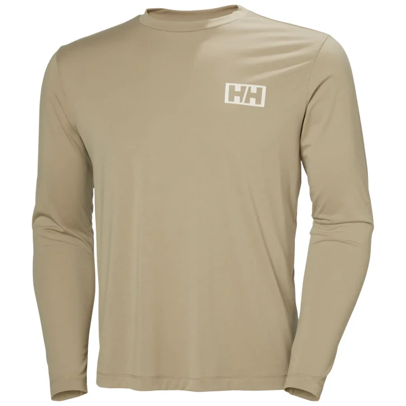 Image of Helly Hansen Long Sleeve Jersey Helly Hansen Skog Graphic Marron Male M