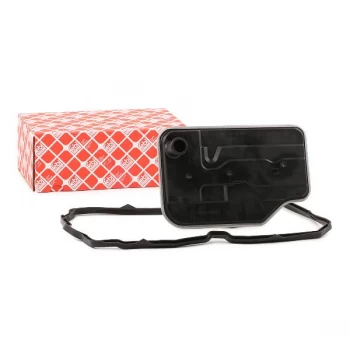 Image of FEBI BILSTEIN Hydraulic Filter Set, automatic transmission MERCEDES-BENZ 100250 000908012009,000908012009S3,007603012110 007603012110S1,2202710380