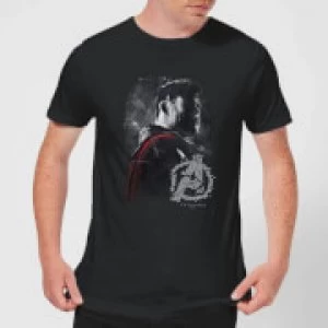 Image of Avengers Endgame Thor Brushed Mens T-Shirt - Black
