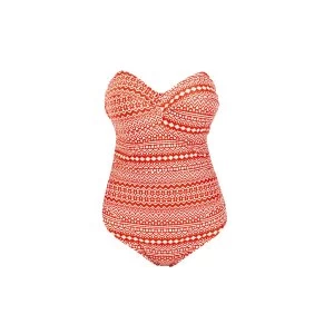 Image of Fantasie Sidari bandeau swimsuit Orange