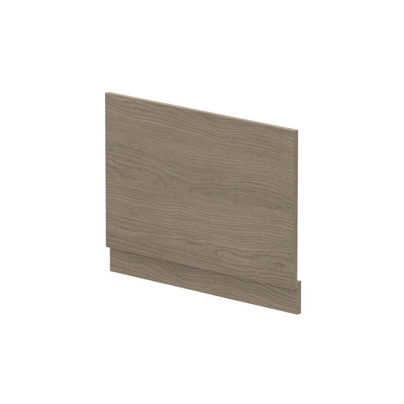 Image of Balterley Bath MFC End Panel & Plinth - 750mm - Woodgrain Solace Oak Brown unisex