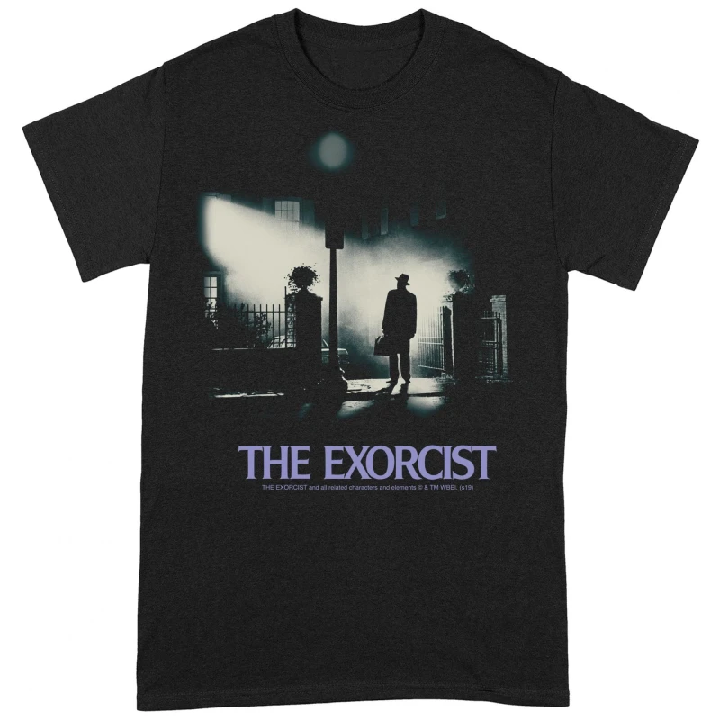 Image of Exorcist The Movie Mens Poster T-Shirt in Black Size: Small Black Male S