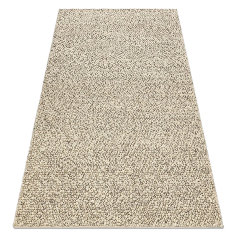 Image of RugsX Wool Carpet Tahar 99005G Grey / Beige - Hand-Woven Loop, Uniform 160X240 Cm