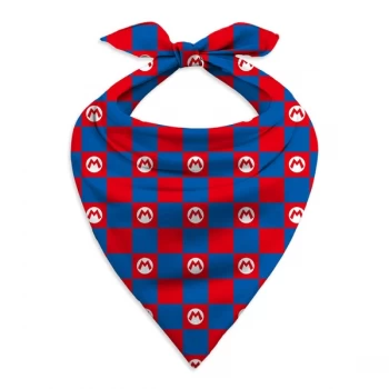 Image of Super Mario - Mario Pattern Unisex Bandana - Red